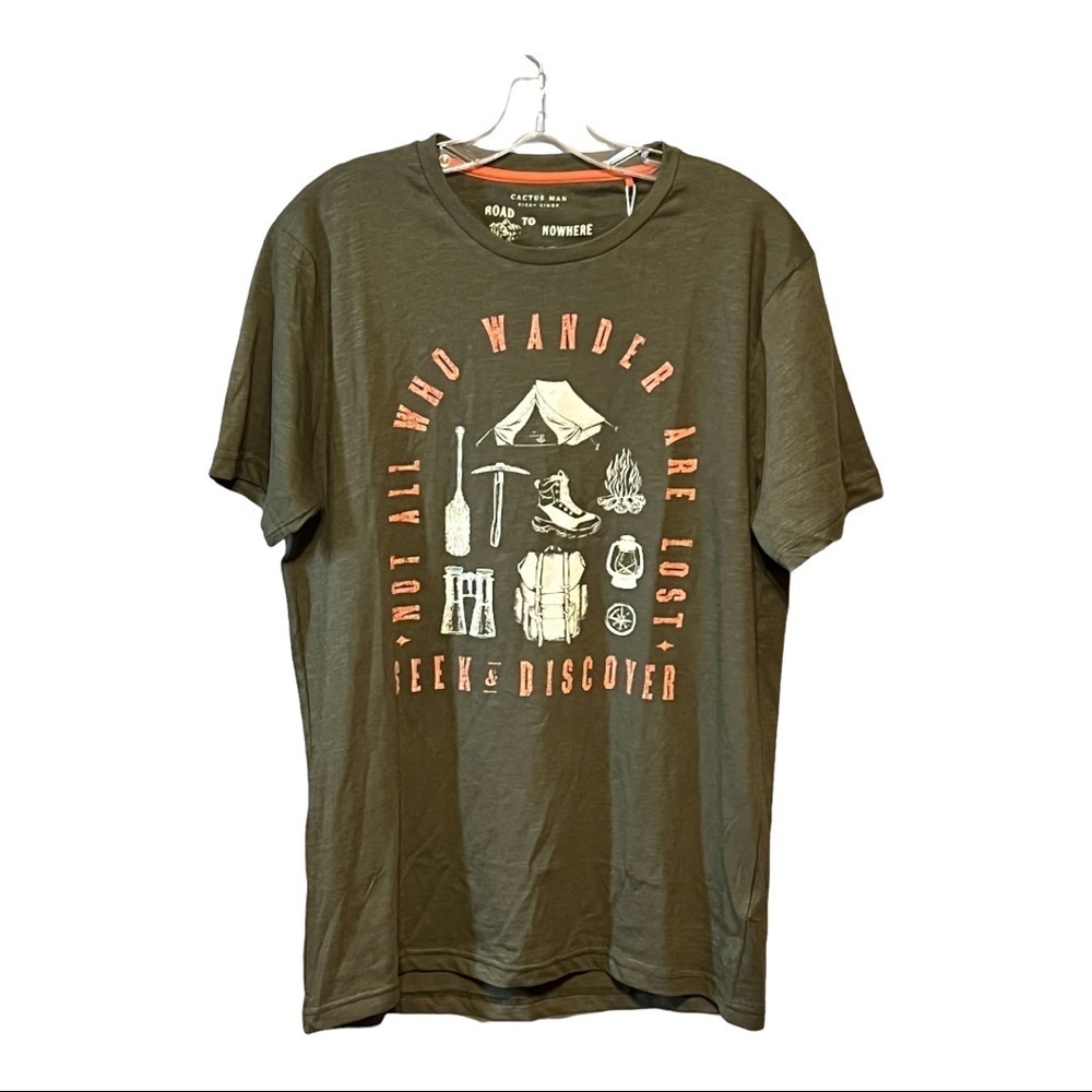 Ricky Singh Cactus Man Green XL Graphic T-Shirt